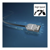 Hama Ultra-Slim HDMI Male to Male Cable 2m Silver 00205021
