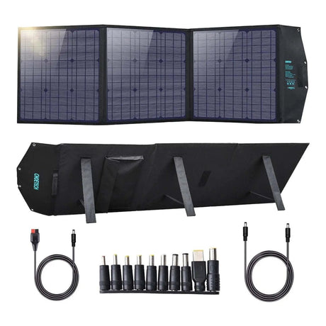 Choetech 120W Foldable Solar Charger with Kickstand Black 01.01.04.SC008