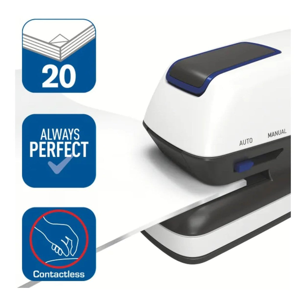 Rexel Optima GripE Rapid Electric Stapler 010215RA
