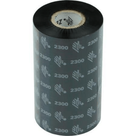 Zebra 110x300mm Wax Ribbon 02300BK11030