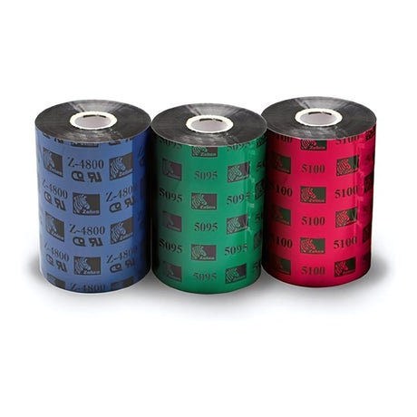 Zebra 4800 Performance Resin 110mm x 450m Ribbon 04800BK11045