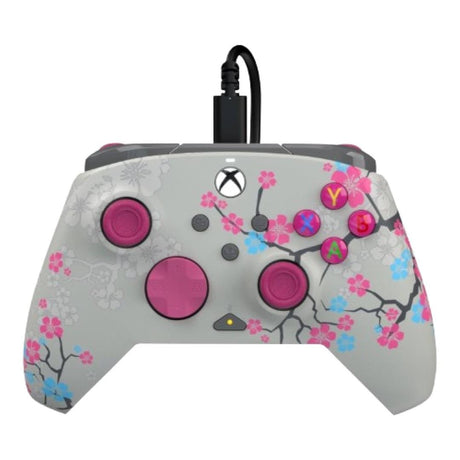 PDP Rematch GLOW Wired Controller for Xbox Series X Cherry Blossom 049-023-BLSM