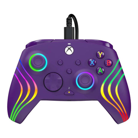 PDP Afterglow Wired Gaming Controller for Xbox Wave Purple 049-024-PR