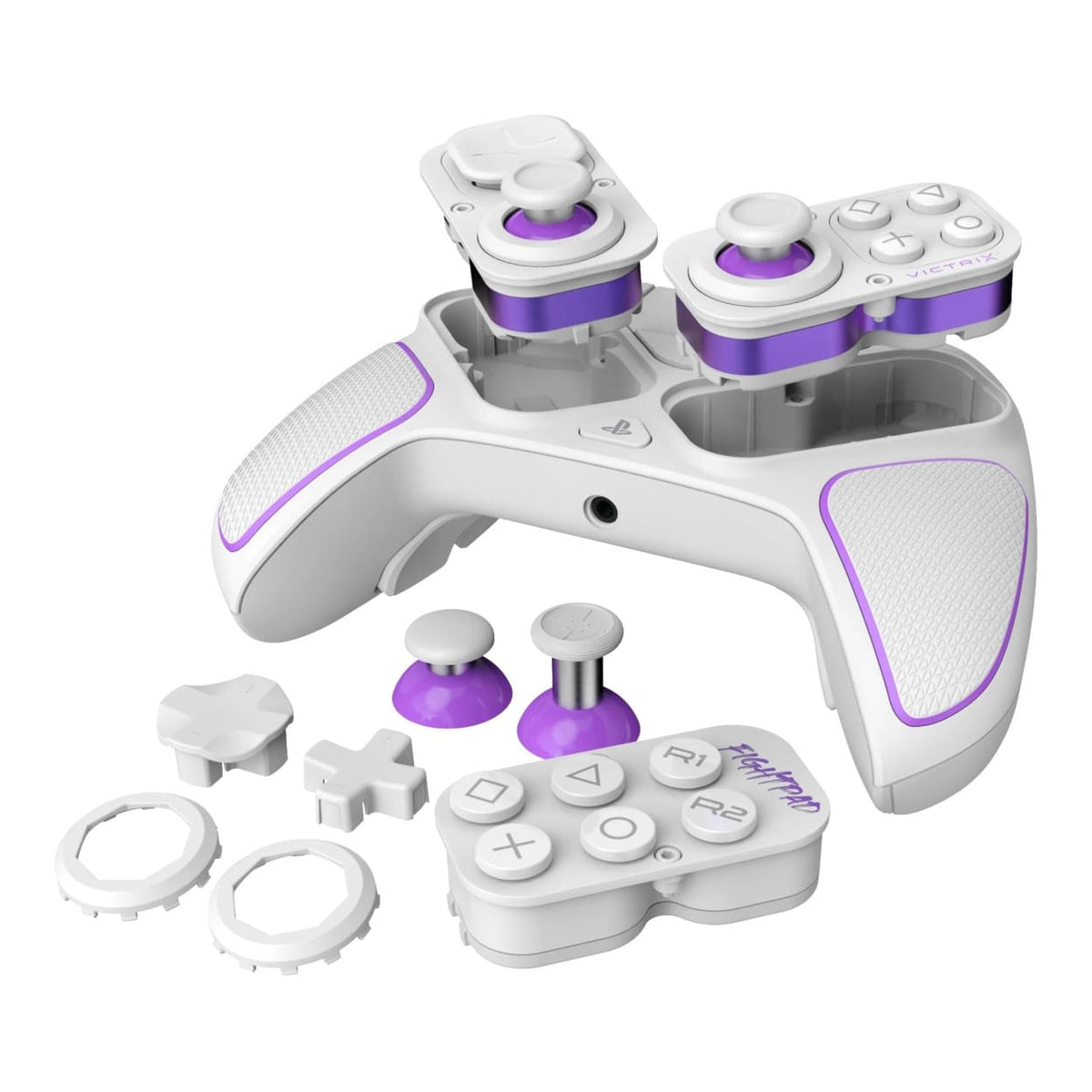 PDP Victrix Pro 052-002-WH Wireless Modular Gaming Controller - White 052-002-WH