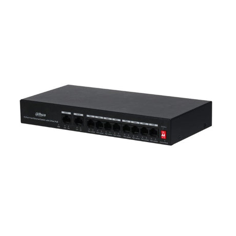 Dahua PFS3010-8ET-65 8-port PoE FE Unmanaged Desktop Switch with 2x FE Uplink Ports 1.0.01.20.10534