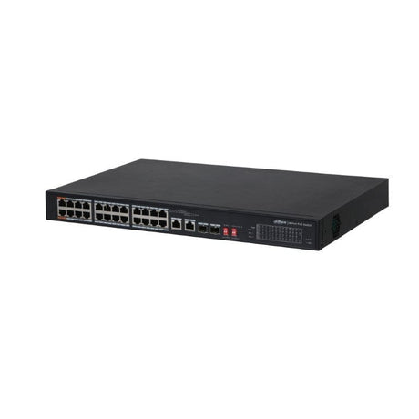 Dahua PFS3226-24ET-240 24-port PoE FE Unmanaged Desktop Switch with 2x GbE and 2x SFP Uplink Combo Ports 1.0.01.20.10594