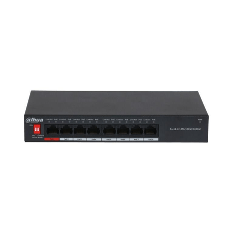 Dahua PFS3008-8GT-96 8-port Gigabit PoE Unmanaged Desktop Ethernet Switch 1.0.01.20.10688