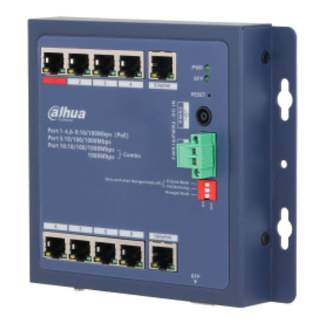 Dahua DH-CHS4110-8ET-90-F 10-port Cloud L2 Managed Hardened Switch