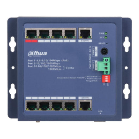 Dahua DH-CHS4110-8ET-90-F 10-port Cloud L2 Managed Hardened Switch