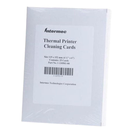 Intermec Printhead Cleaning Card 25-pack 1-110501-00
