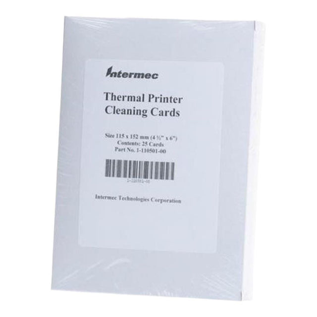 Intermec Printhead Cleaning Card 25-pack 1-110501-00