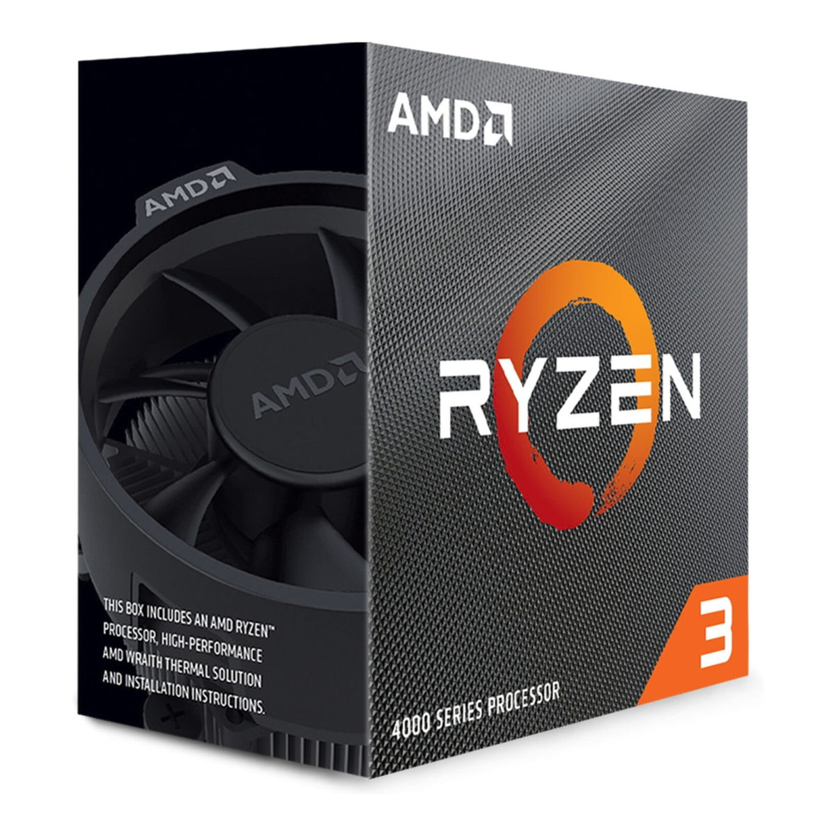 AMD Ryzen 3 4100 CPU - 4-core Socket AM4 3.8GHz Processor 100-100000510BOX