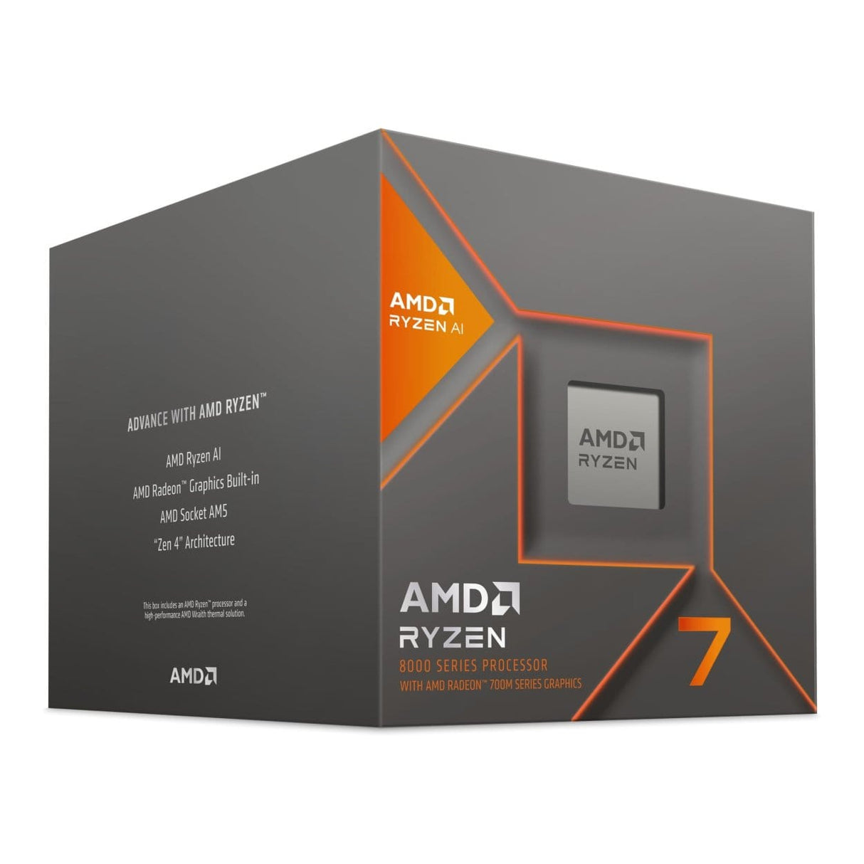 AMD Ryzen 7 8700G CPU - 8-core Socket AM5 5.1GHz Processor 100-100001236SBX