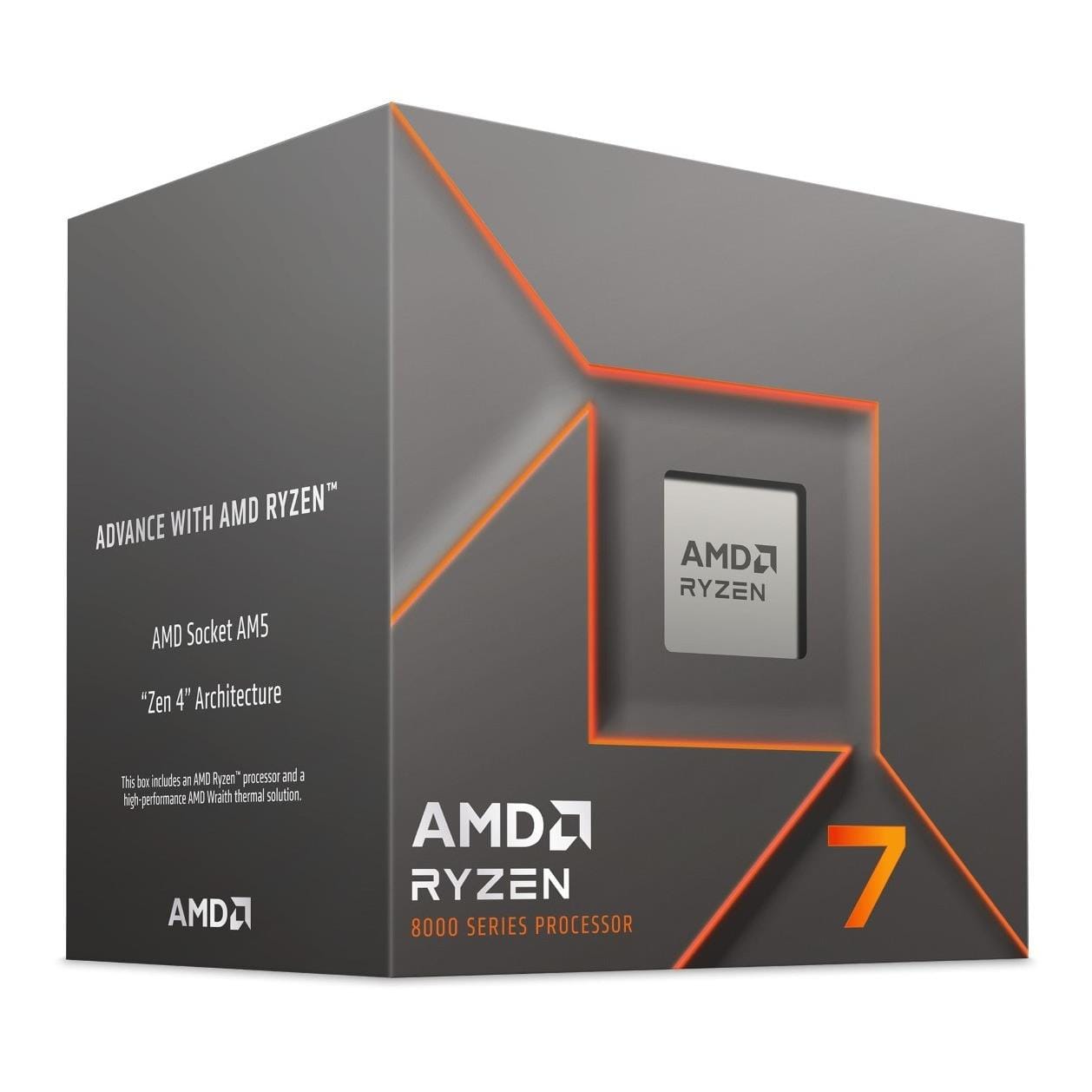 CPU AMD Ryzen 7 8700F AMD Ryzen 8700F CPU - AMD Ryzen 7 8-core Socket AM5 5GHz Processor