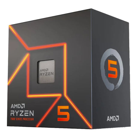 AMD Ryzen 5 7400 CPU - AMD Ryzen 5 6-Core Socket AM5 3.3GHz Processor 100-100001900BOX
