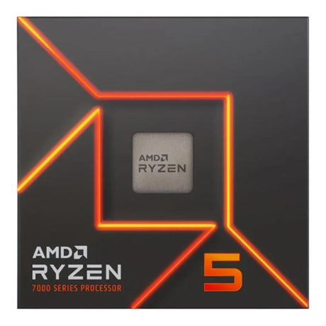 AMD Ryzen 5 7400 CPU - AMD Ryzen 5 6-Core Socket AM5 3.3GHz Processor 100-100001900BOX