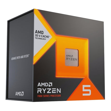 AMD Ryzen 5 7500X3D CPU - AMD Ryzen 5 6-Core 4GHz Socket AM5 Processor 100-100001904WOF