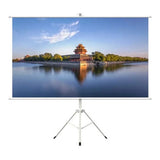 HTPNEO 100-Inch 16:9 Portable Projector Screen with Tripod Stand 100TS169