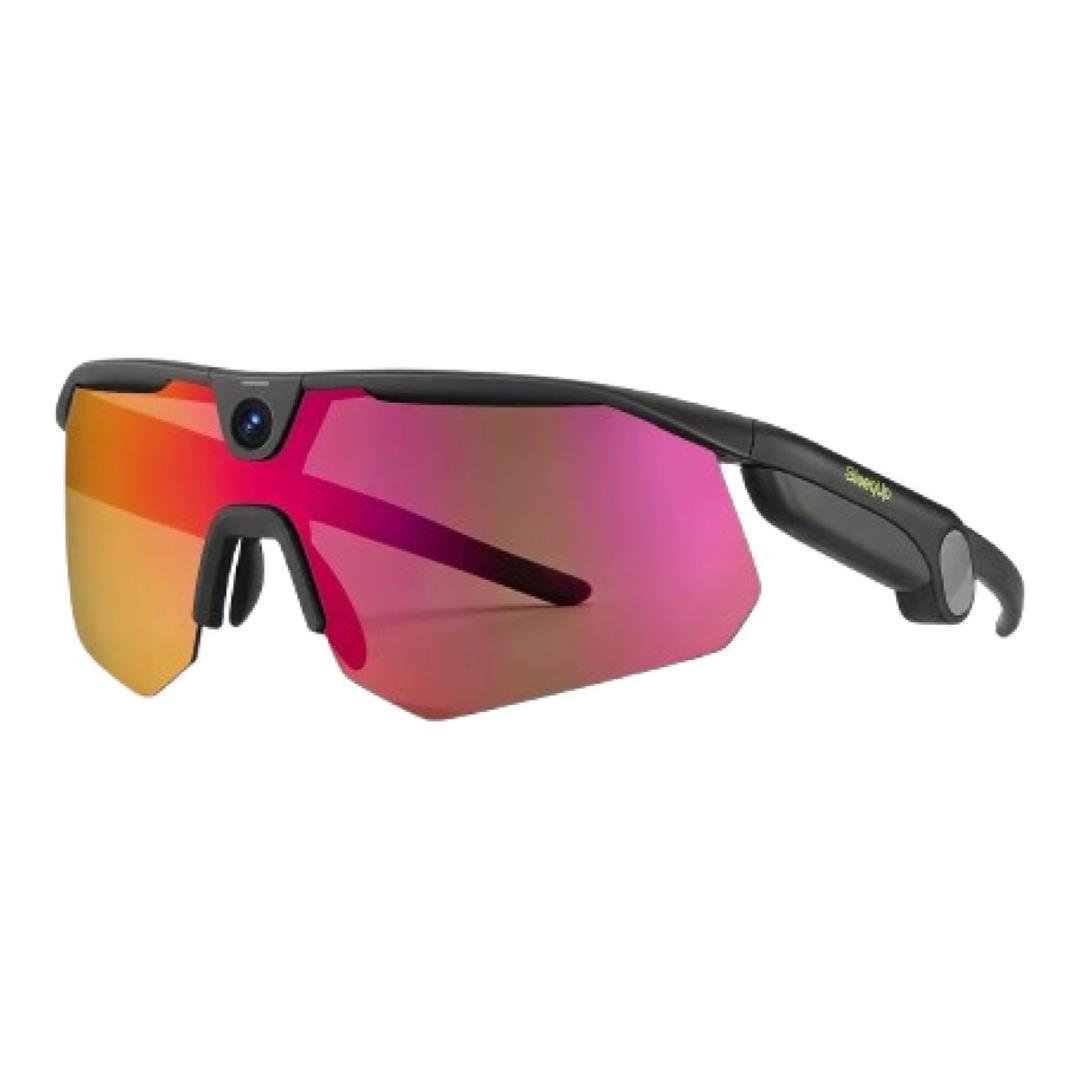 BleeqUp Ranger AI Sports Camera Glasses - Orange-Red Lens 10100027