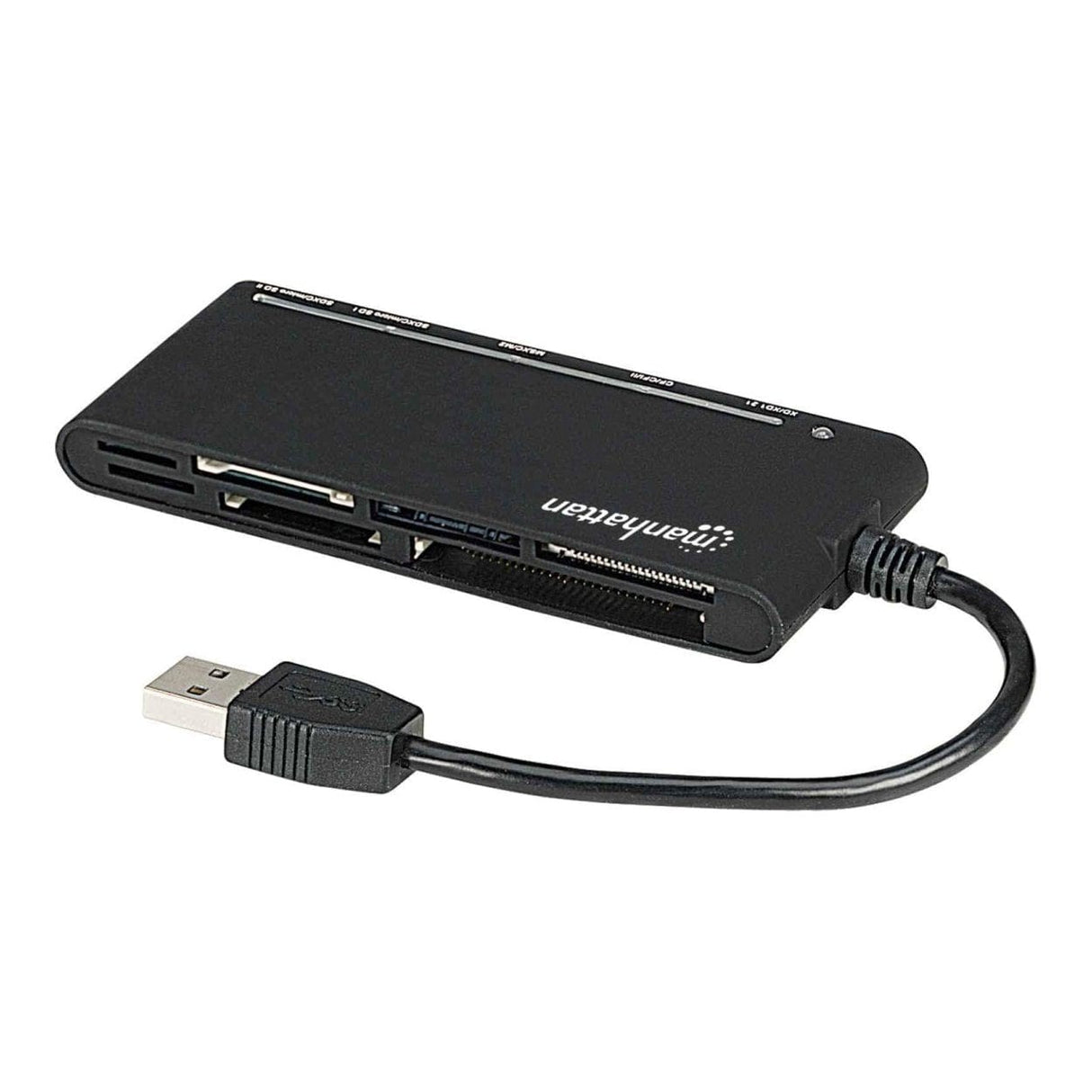 Manhattan 62-in-1 to Type-A Multi-Card Reader Black 101653