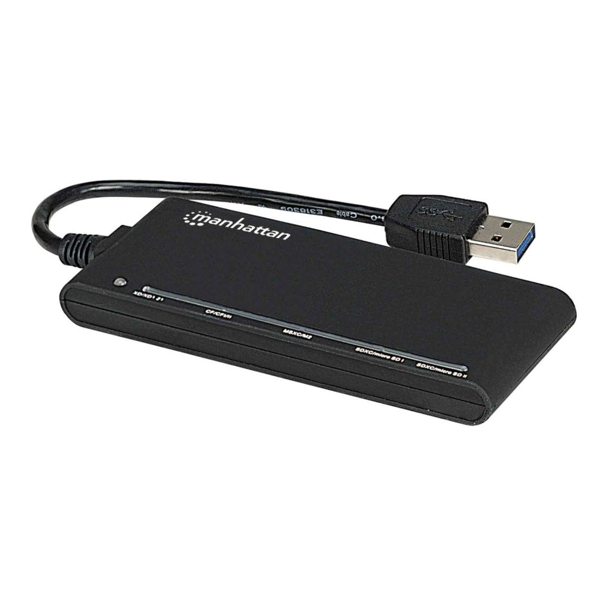 Manhattan 62-in-1 to Type-A Multi-Card Reader Black 101653