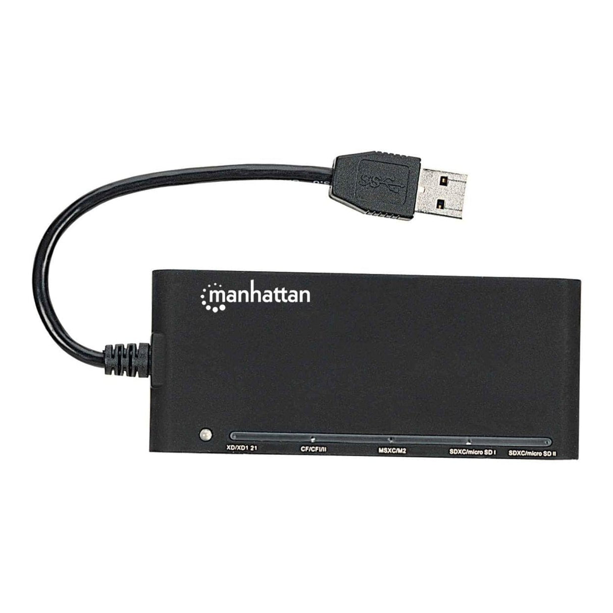 Manhattan 62-in-1 to Type-A Multi-Card Reader Black 101653