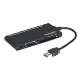 Manhattan 62-in-1 to Type-A Multi-Card Reader Black 101653