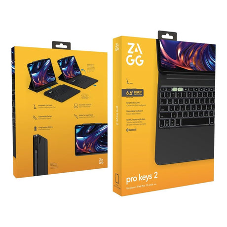 ZAGG Pro Keys 2 Bluetooth Mobile Workstation for 13-inch iPad Pro M4 Black 103414675