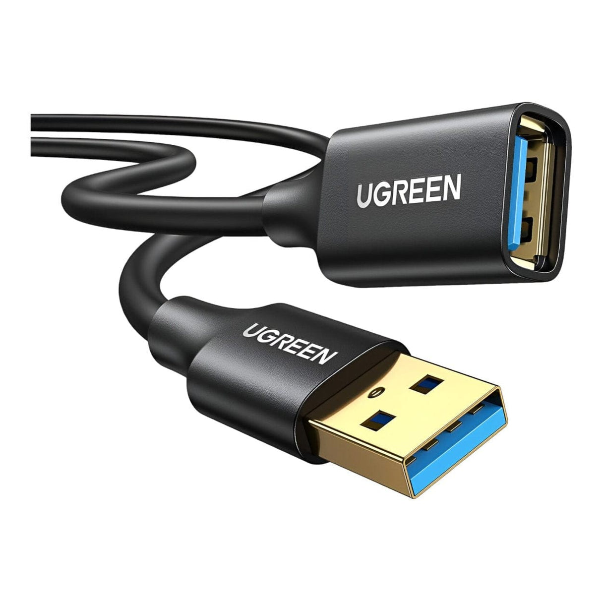 Ugreen 1m USB 3.0 Female to USB 3.0 Male Adapter Extension Cable black 10368