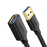 Ugreen 2m USB-A Female to USB-A Male Cable Cord Extension Adapter Black 10373