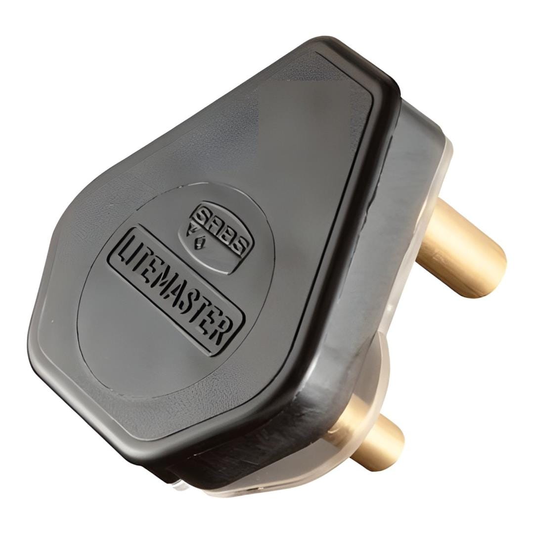 LinkQnet 3 Prong Normal 16A Plug 1050BK