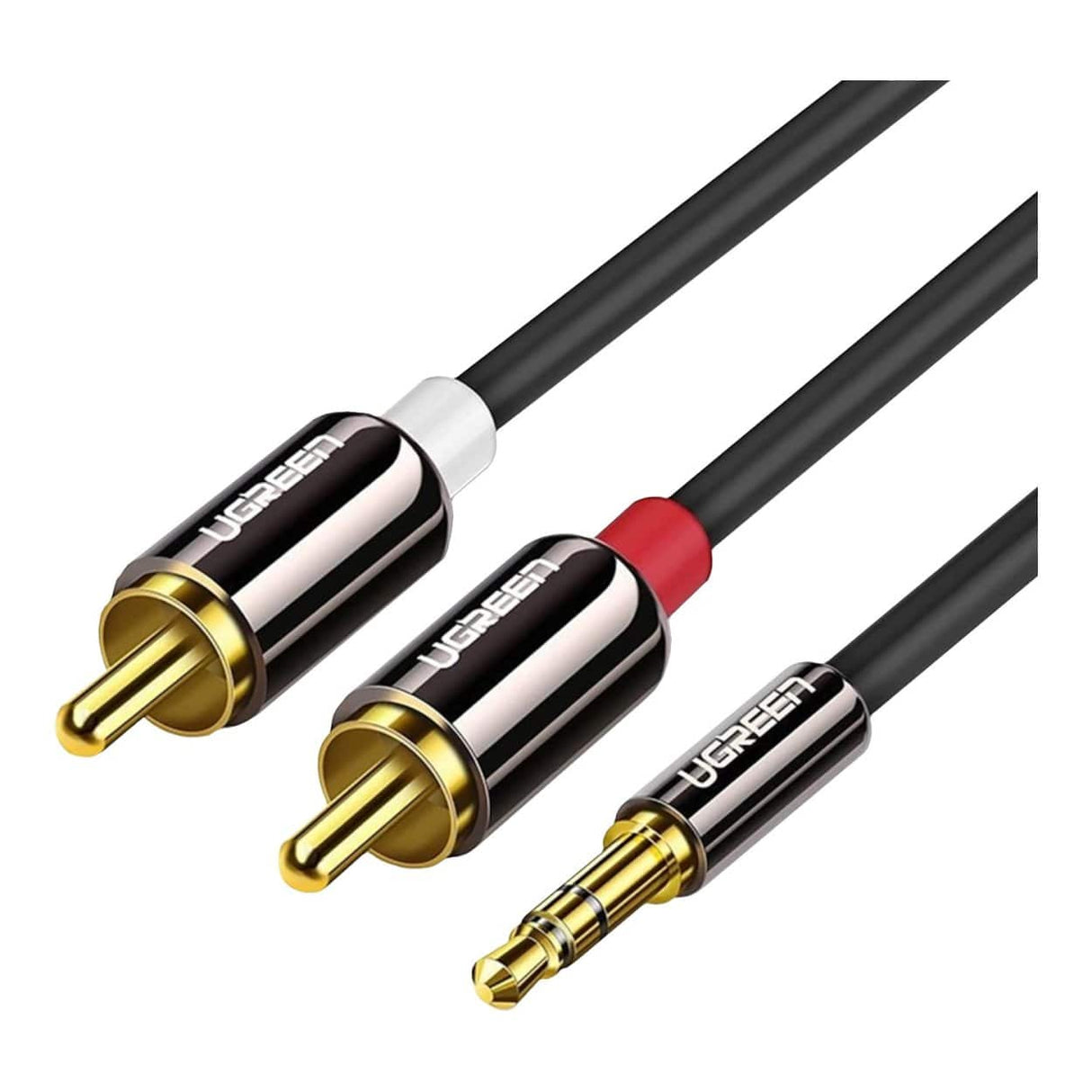 Ugreen 1m AV116 3.5mm to RCA Cable Black 10584