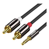 Ugreen 1m AV116 3.5mm to RCA Cable Black 10584