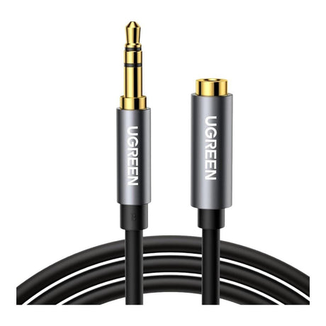 Ugreen 1m AV118 3.5mm AUX Extension Cable Male to Female Black 10592