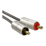 Hama 3.5mm Aux to RCA Cable 1m Grey 106331