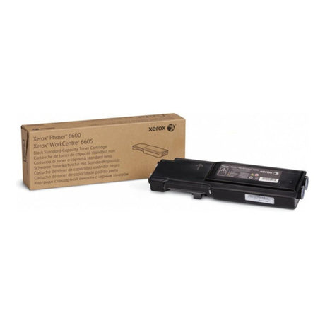 Xerox Phaser 6600 WorkCentre 6605 Black Toner Cartridge 3,000 Pages Original 106R02252 Single-pack