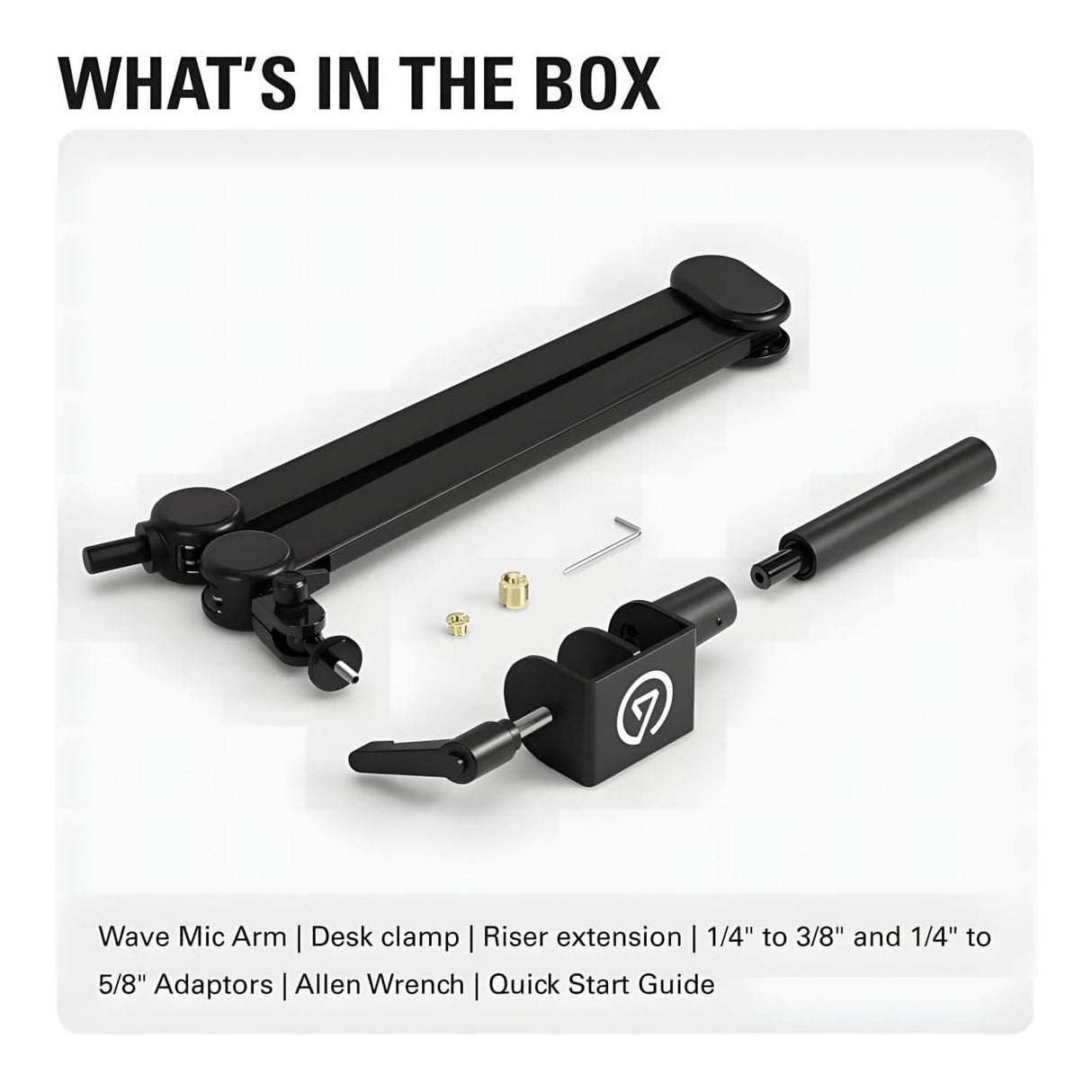 Elgato Wave Mic Arm MK.2 Broadcast Boom Arm 10AAY9901