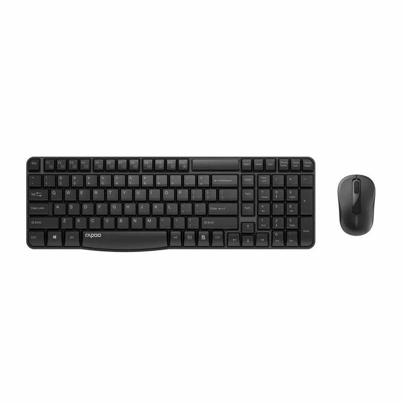 Rapoo X1800S Wireless Keyboard and Mouse Combo - Black 1131-13406-800