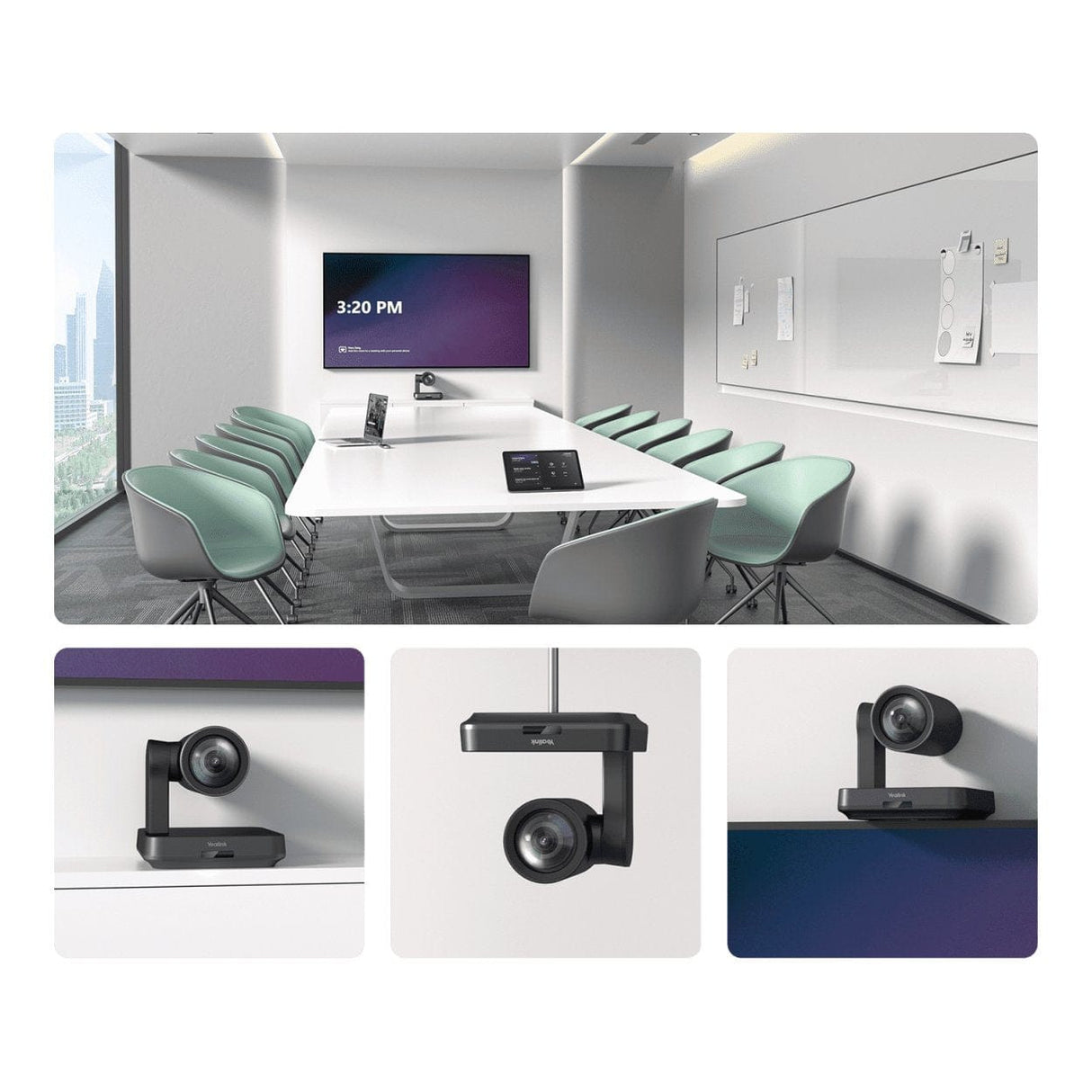 Yealink UVC84 4K PTZ USB Video Conferencing Camera Black