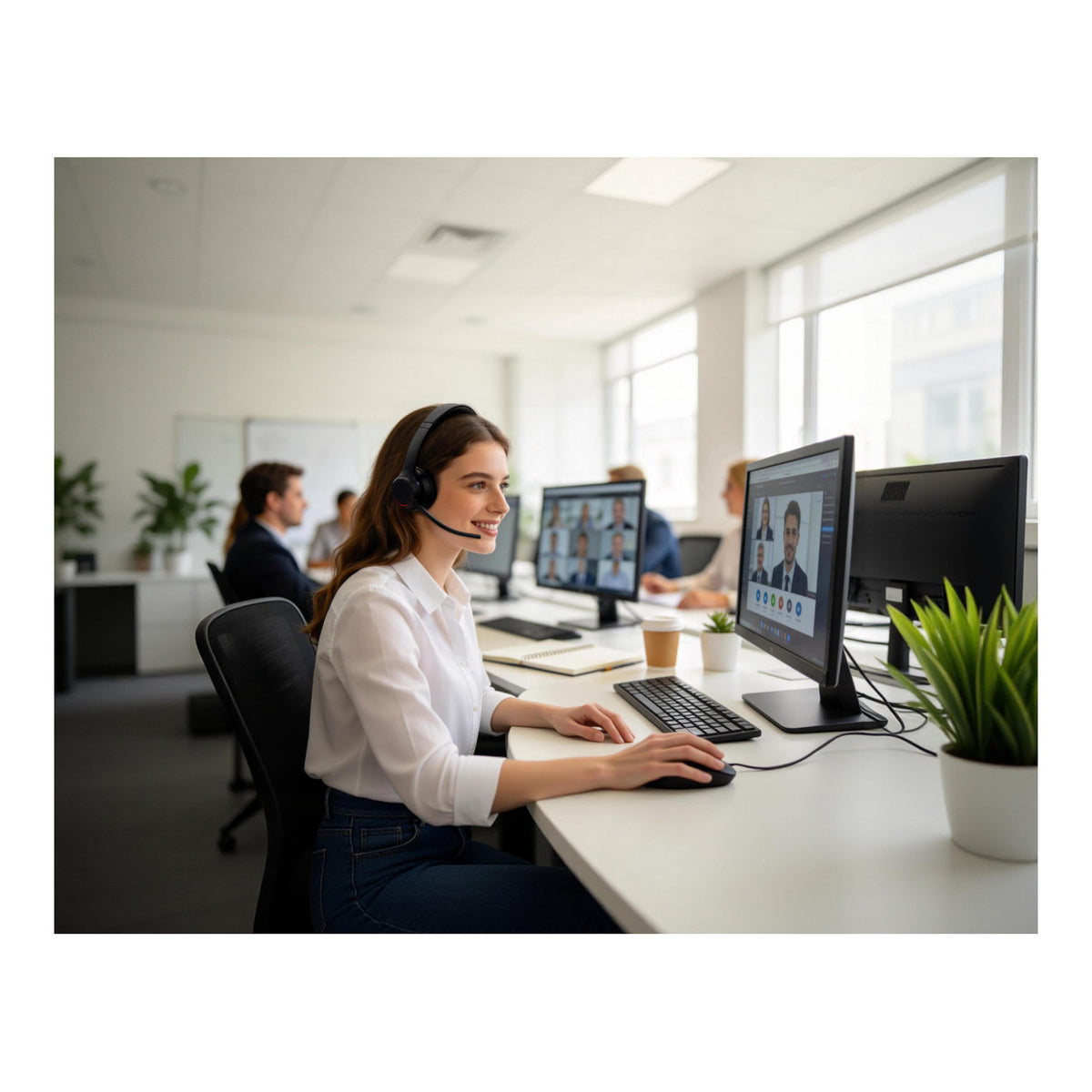 Yealink ZenOffice32 MS Teams Dual Wireless Headset 1208734