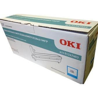 OKI Cyan Toner Cartridge 20,000 Pages Original 1247403 Single-pack