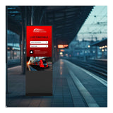 Clevertouch CL Touch Totem 65-inch Capacitive Touch Display Kiosk 12965CLTOUCHTOTEM