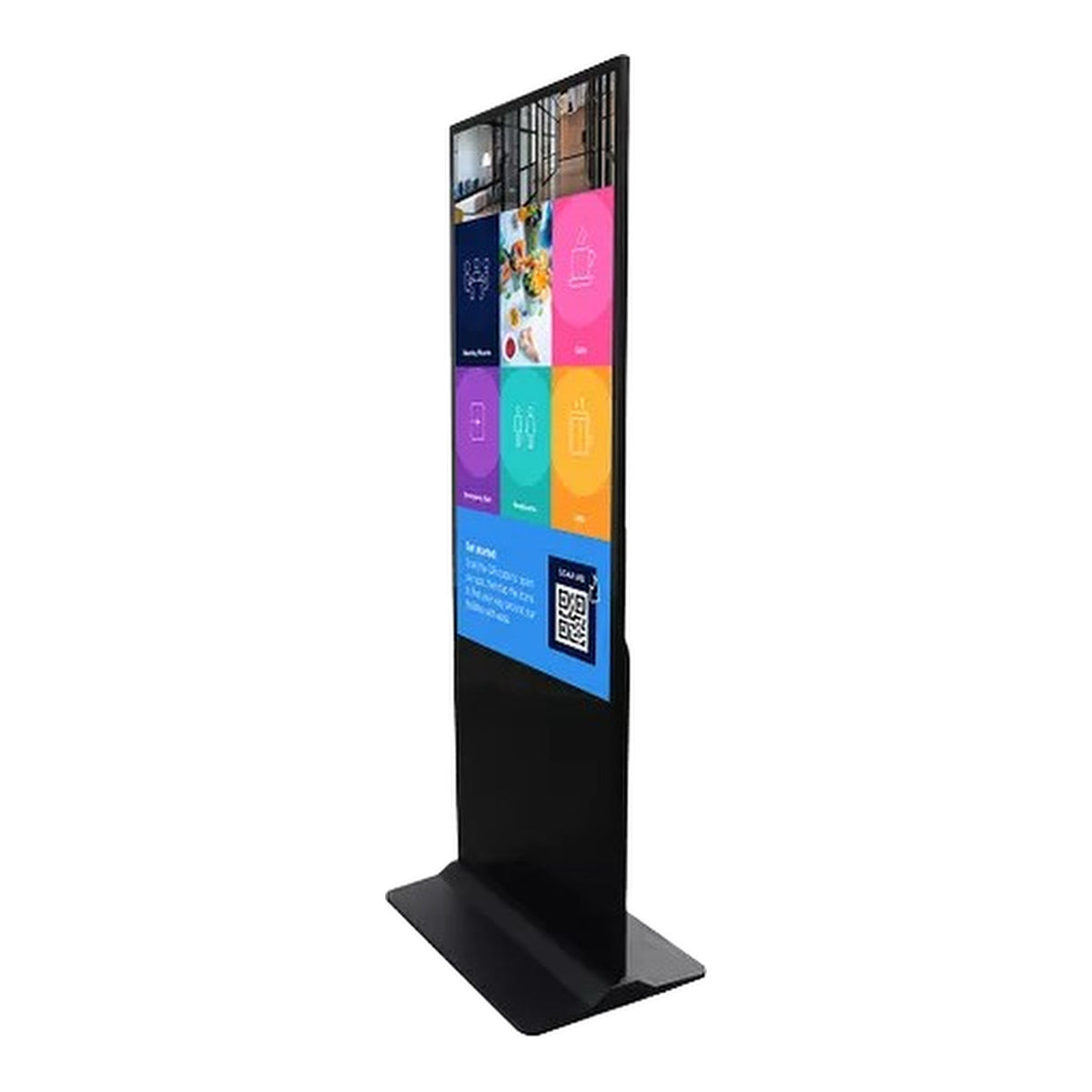 Clevertouch CL Touch Totem 65-inch Capacitive Touch Display Kiosk 12965CLTOUCHTOTEM