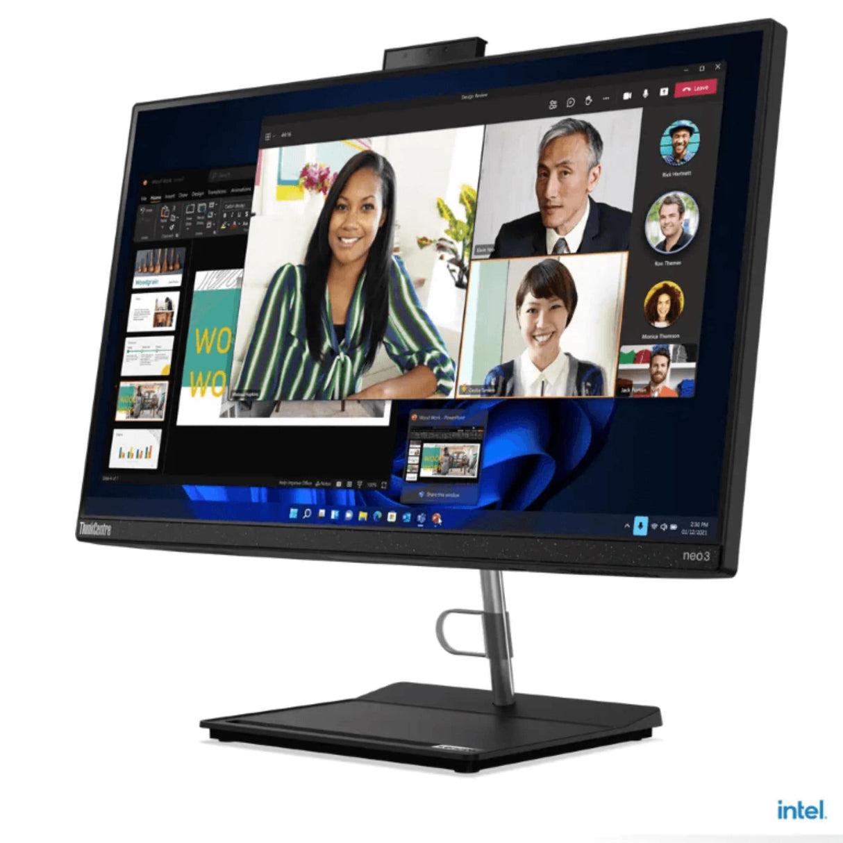 Lenovo ThinkCentre Neo 30a 23.8-inch FHD All-in-One PC - Intel Core i7-1260P 512GB SSD 16GB RAM Win 11 Pro 12B00002SA