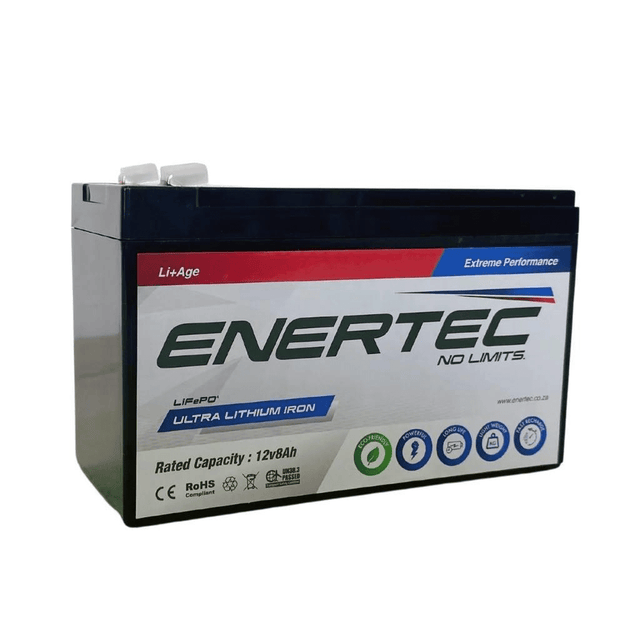 Enertec 12V 8Ah VRLA Gel Battery