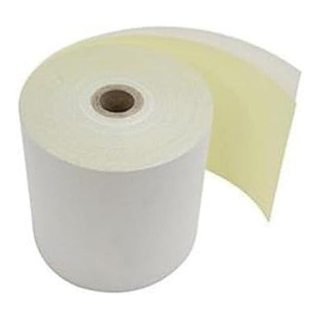 Kolok Bond Till Paper 76x76mm White on Yellow - 50 per Box 13109055