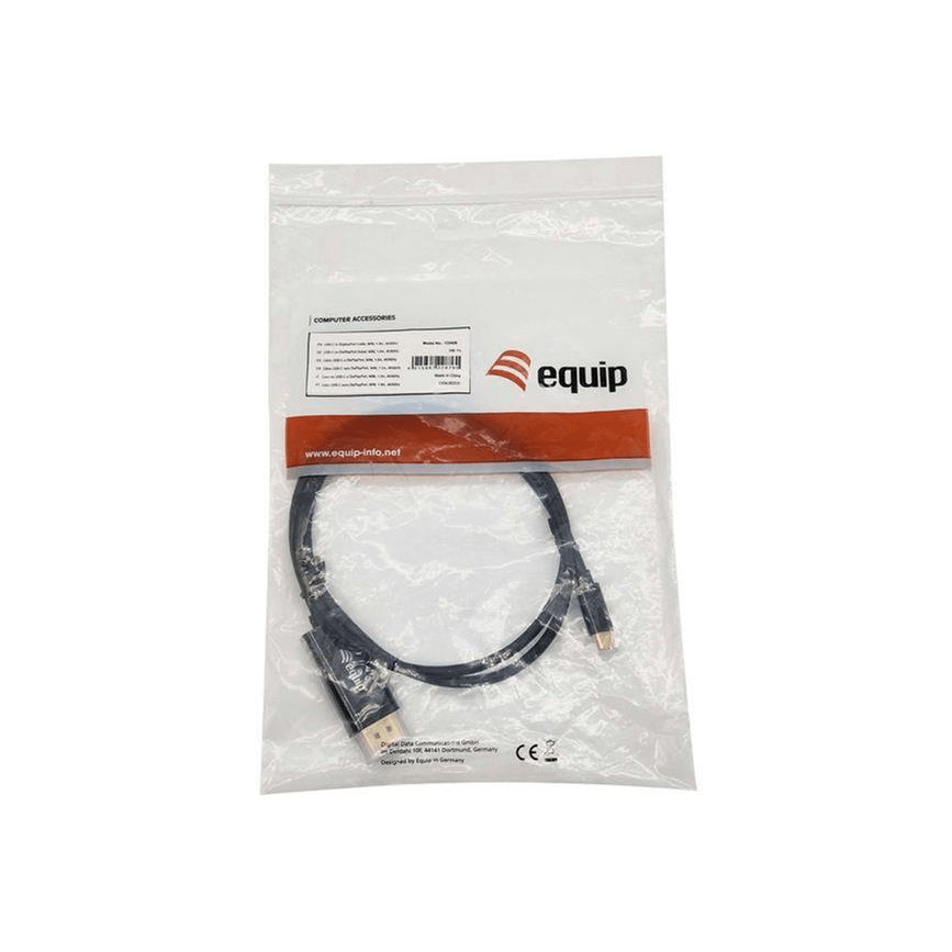 Equip USB-C Male to DisplayPort Male 4K 60Hz 2m Adapter Cable 133427