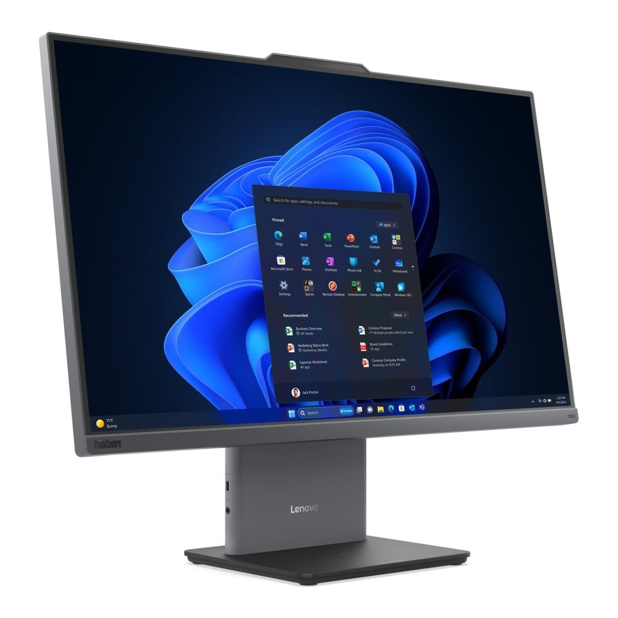 Lenovo ThinkCentre neo 50a G6 23.8-inch FHD All-in-One AI PC - Intel Core Ultra 5 226V 512GB SSD 16GB RAM Win 11 Pro