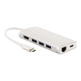 LMP Mini 8-in-1 Type-C Ethernet Hub Silver 14368
