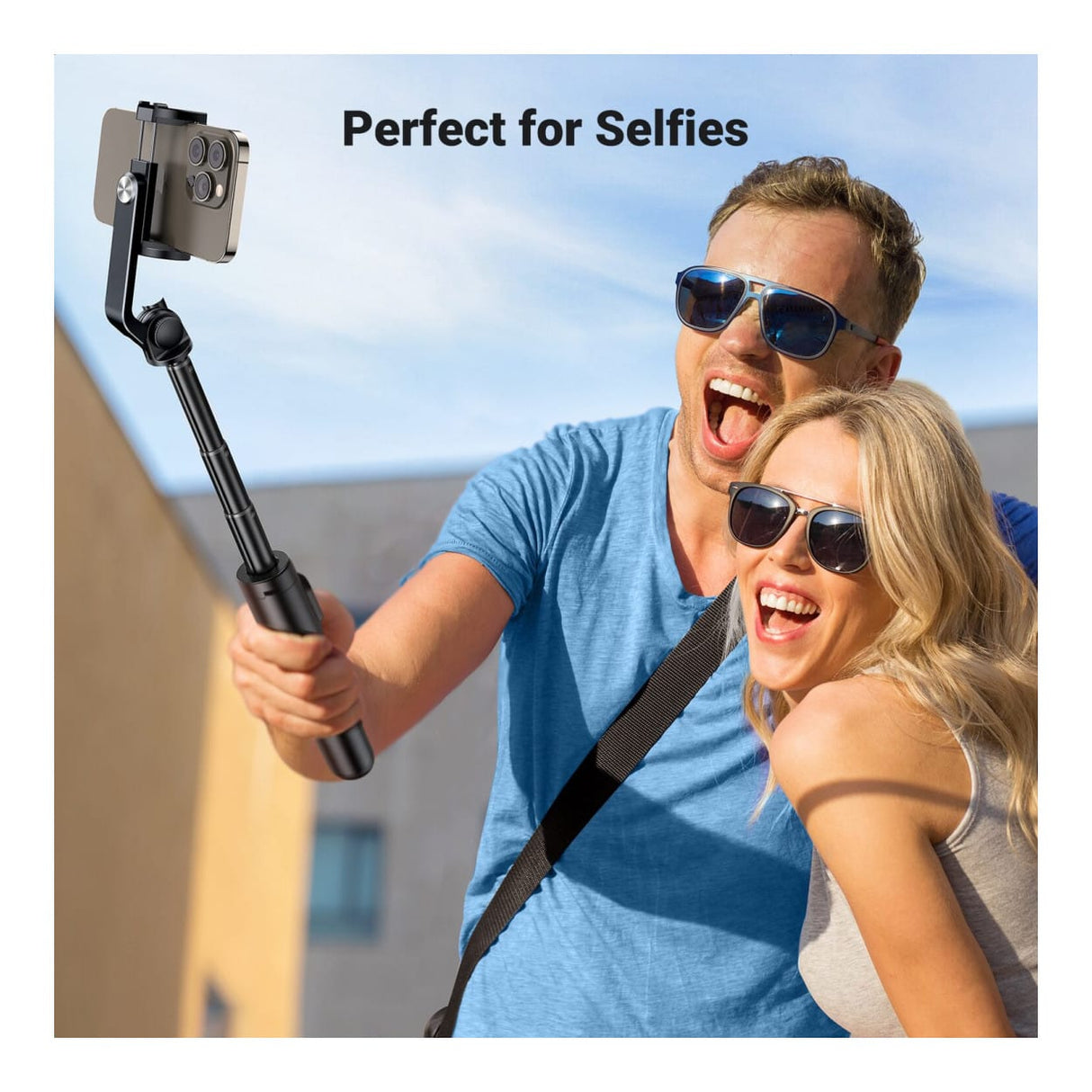 Ugreen Selfie Stick Tripod with Bluetooth Remote Black 15062